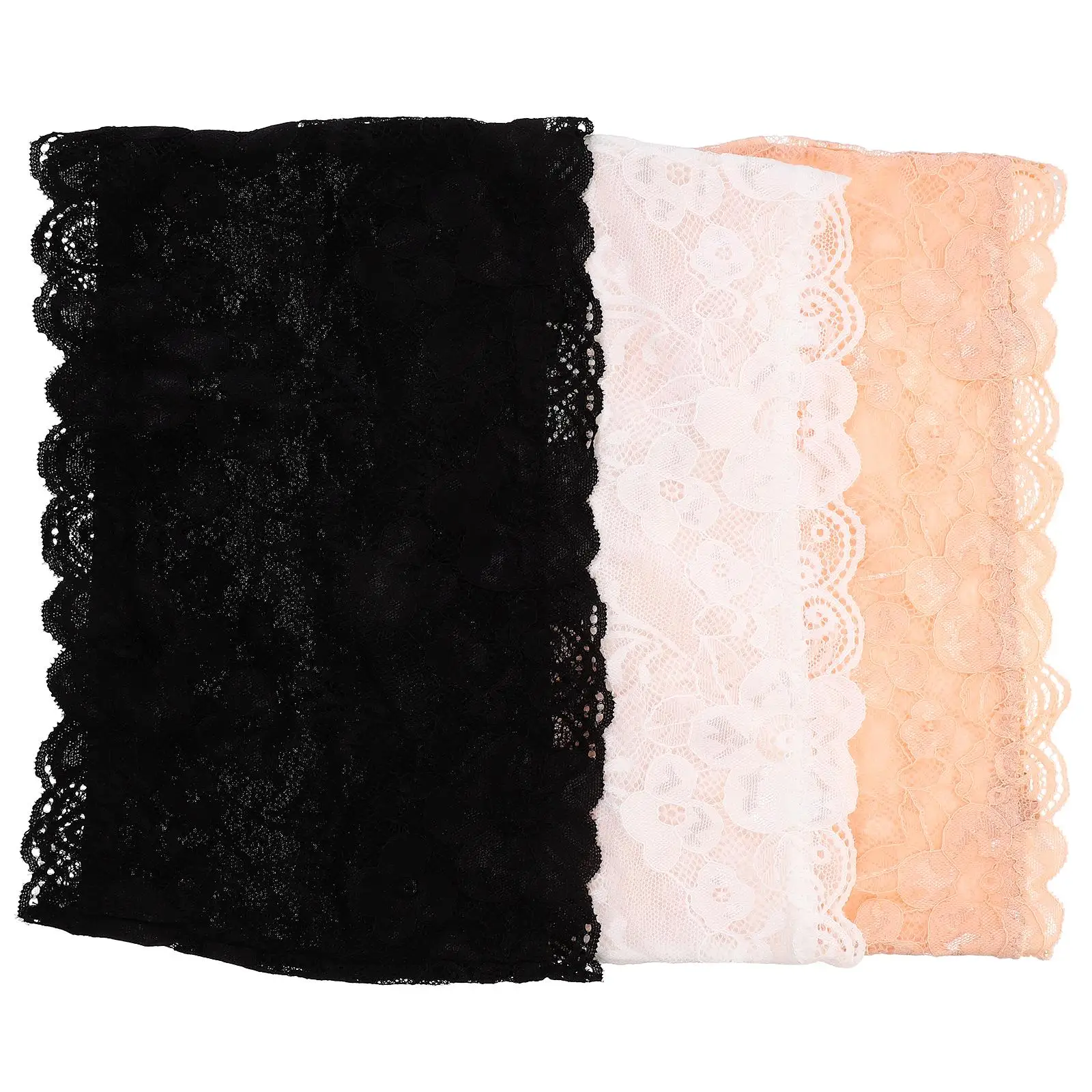 3 Pcs Bandeau Tube Top Strapless Bras for Women Elastic Chest Wrap Anti-exposed Seamless Padded Summer Undergarment