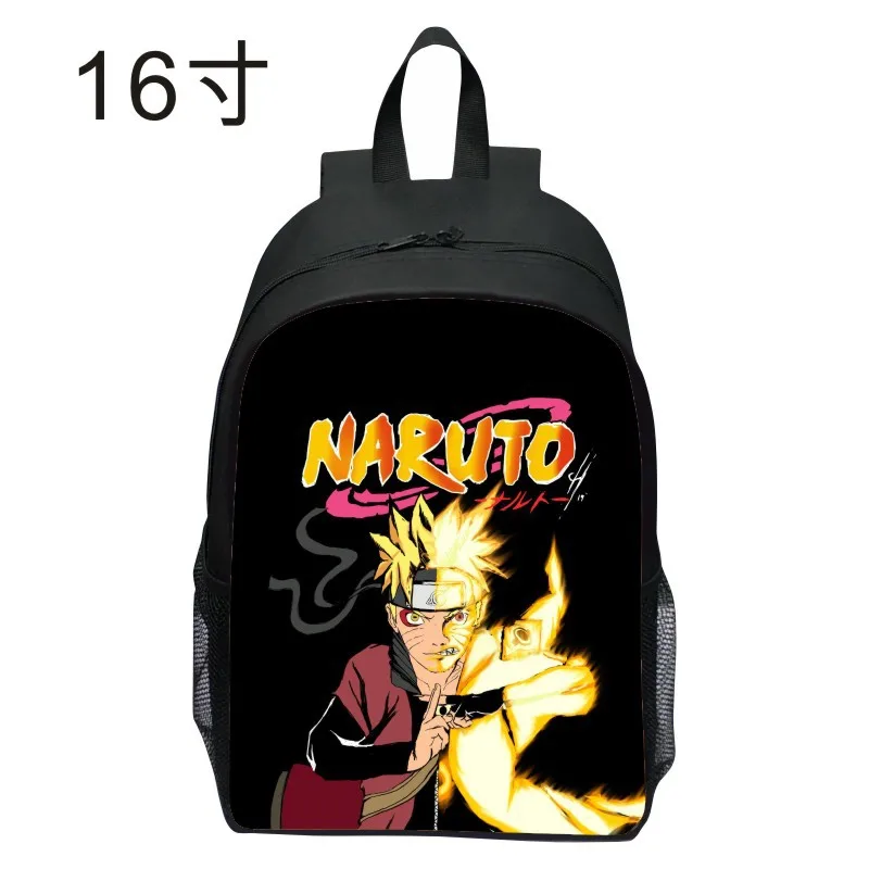 Naruto New Cartoon Student Schoolbag Large Capacity Casual and Lightweight Shoulder Pad Waterproof Stain Resistant Backpack