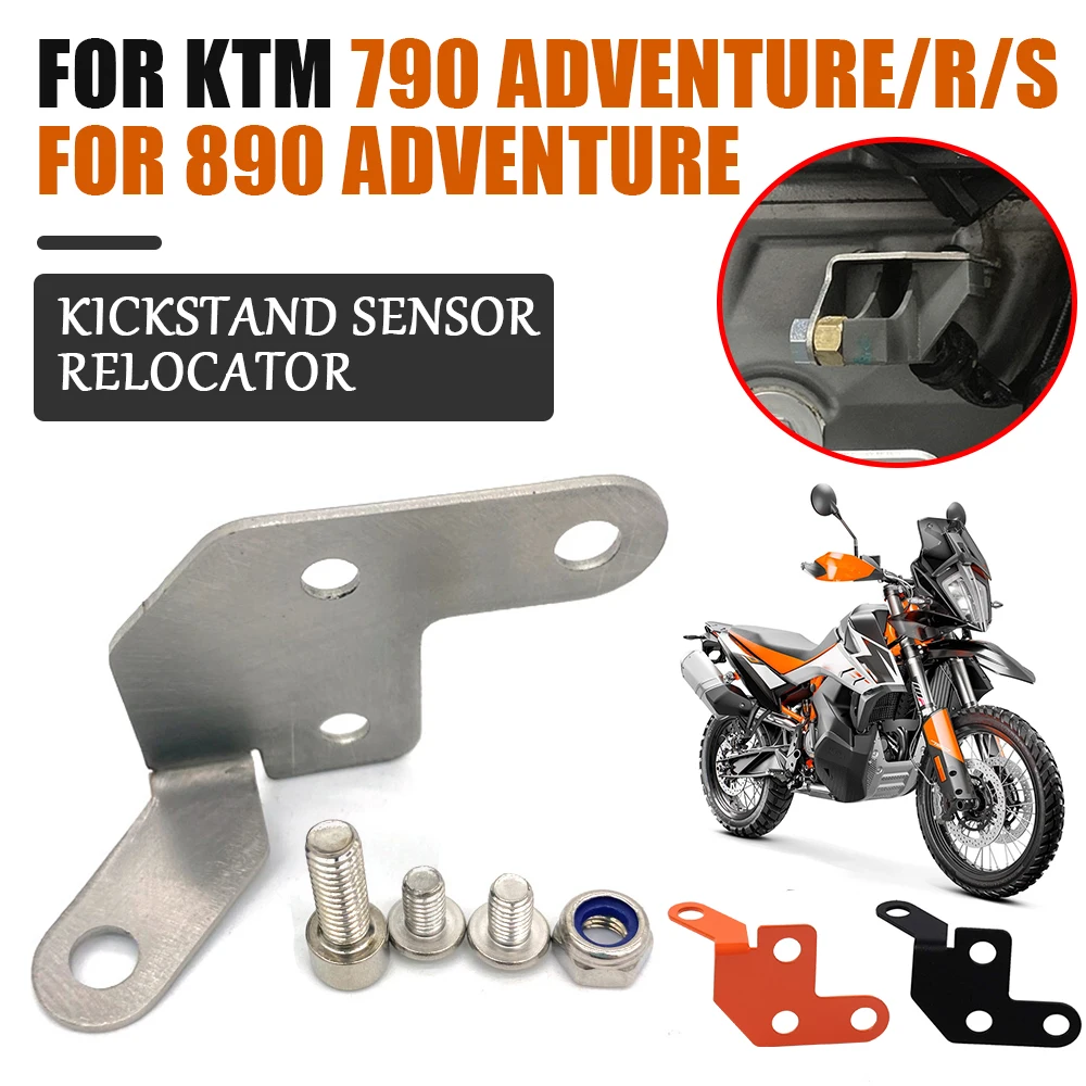 For KTM 790 Adventure R Kickstand Sensor Relocator For KTM790 ADV S 790ADV KTM 890 ADVENTURE Motorcycle Side Stand Cover Guard