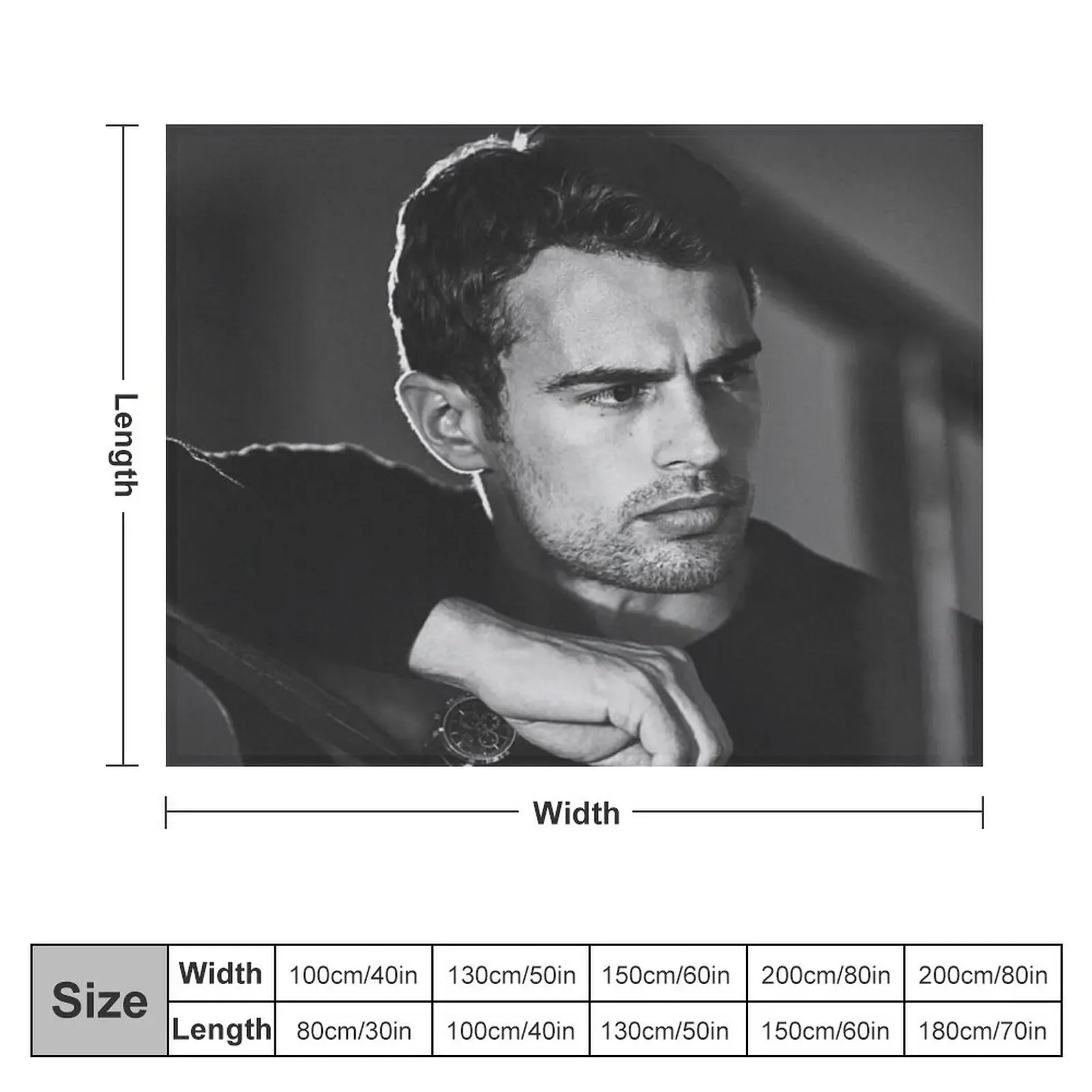 theo james Throw Blanket cosplay anime Thins Bed covers For Baby Blankets