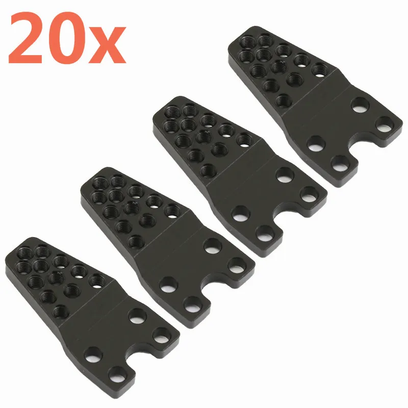 

20PCS RC Car Aluminum Alloy Shock Absorber Tower Lift Lower Adjust Stand for 1/10 1:10 Crawler Axial SCX10 D90 Upgrade Parts