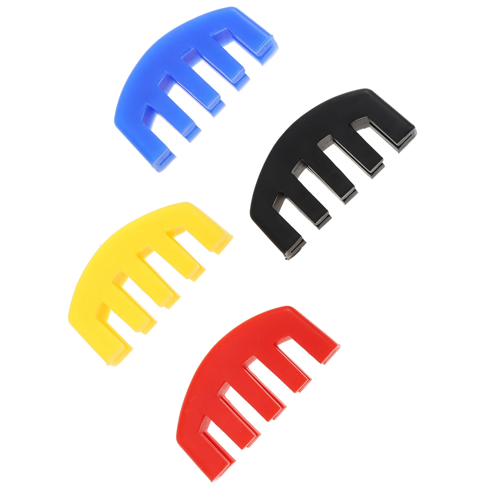 

4 PCS Violin Mute Fiddles Practice Silencers Musical Instrument Accessories Rubber Practical Sordine