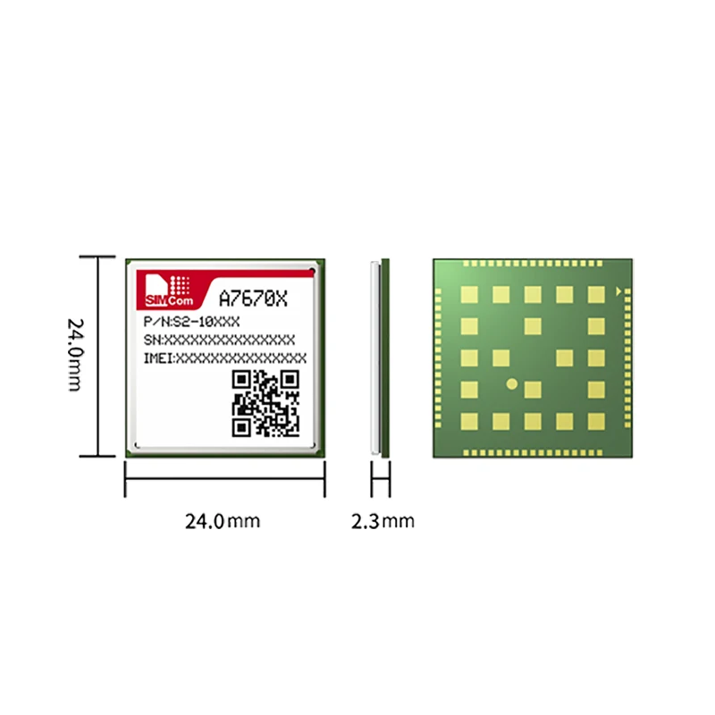 Imagem -03 - Cat com Módulo Gps Gsm Núcleo de Desenvolvimento Board Slot para Cartão Ttl Dual Sim A7670sa-lase A7670sa A7670sa Simcom4g