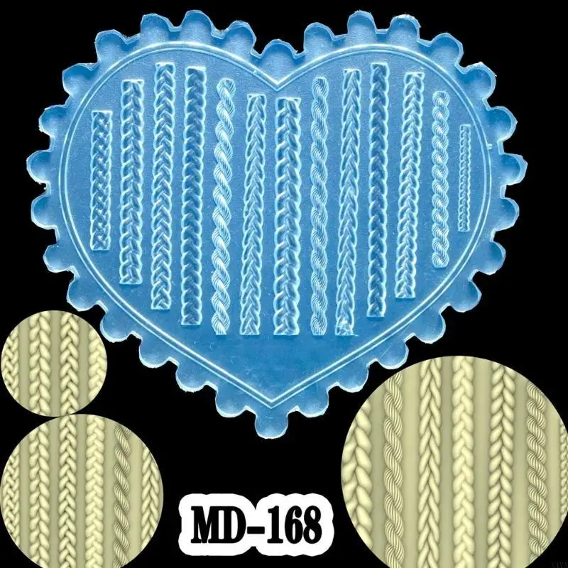 X4YA إكسسوارات فنية صغيرة قوالب زهرة موضوع تصميم الأظافر قوالب تزيين الأظافر لتصاميم مانيكير حساسة #4