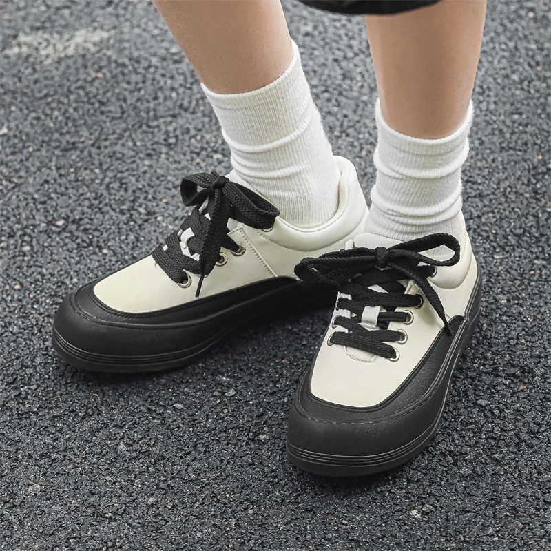 Men's Low Top Sneakers Lightweight Non-Slip Comfort Causal Walking Shoes for Male image 3