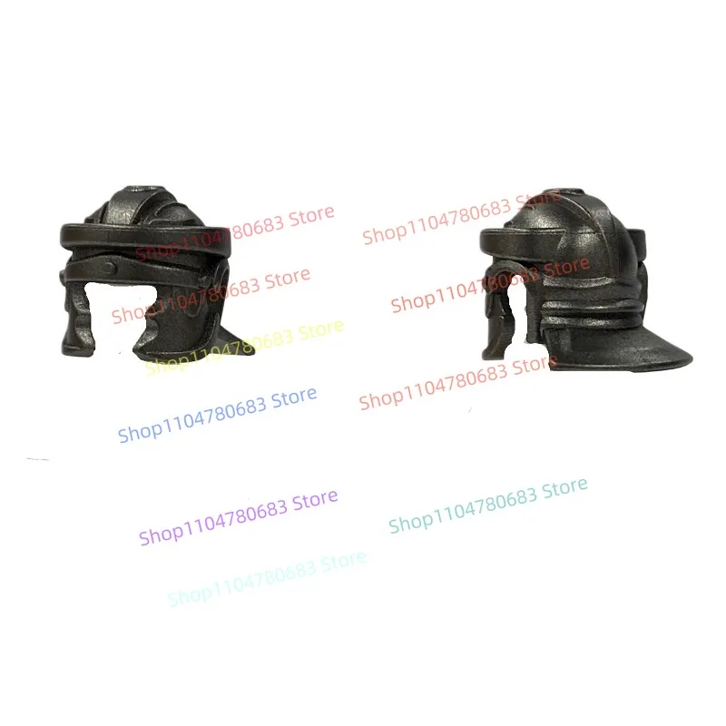 MOC-modelo en miniatura de la serie Vintage, accesorios para casco, figuritas, juguetes coleccionables de moda para aficionados y regalos