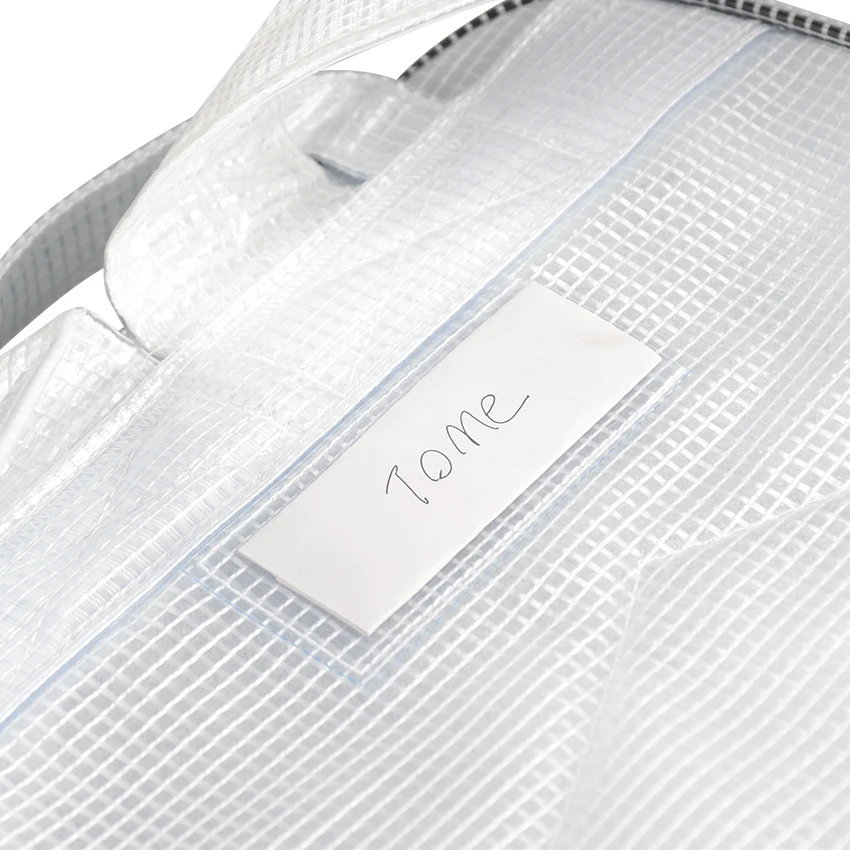 حقيبة ظهر PVC شفافة مضادة للكهرباء الساكنة مقاس 17 بوصة لحقيبة أدوات المهندس وغرف الأبحاث وأدوات العمل لأشباه الموصلات ومنتجات سلامة الكمبيوتر