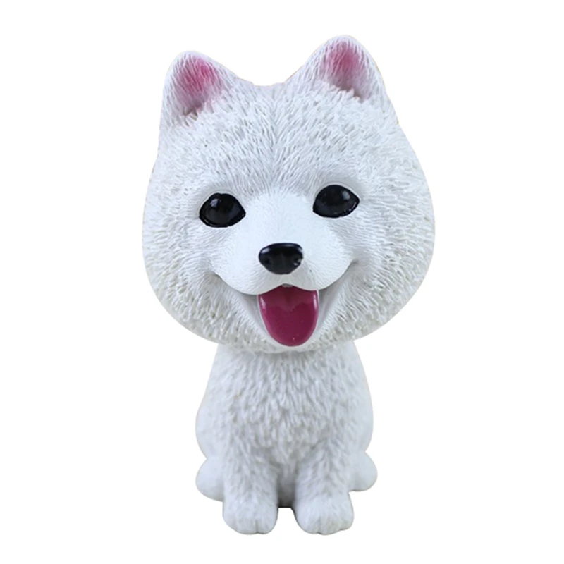 Simulation Shaking Head Dog Resin Cute Bobble Head Dog Home/Car Dashboard For Car Vehicle Decoration