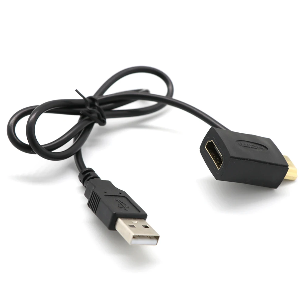 

Hdmi разъем «штырь-гнездо» + USB 2.0 удлинитель кабеля зарядного устройства