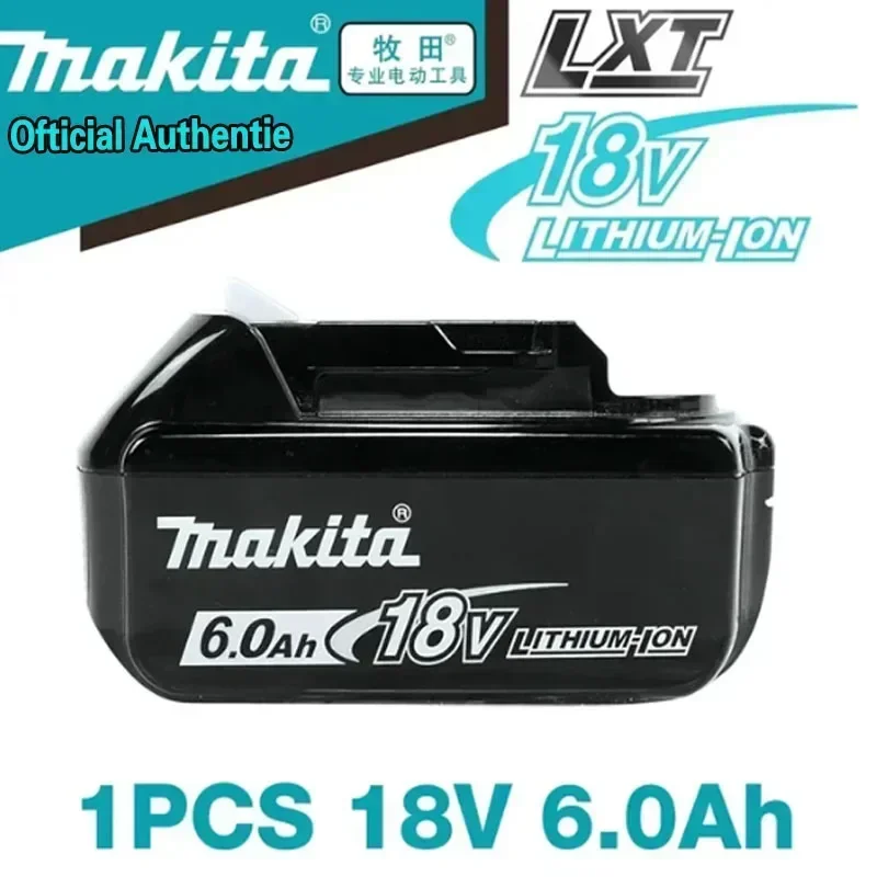 

100% Original Makita 18V Rechargeable Power Tool Battery, Replaceable LED Lithium-ion 6Ah 18V LXT BL1860B BL1860BL1850 BL1830