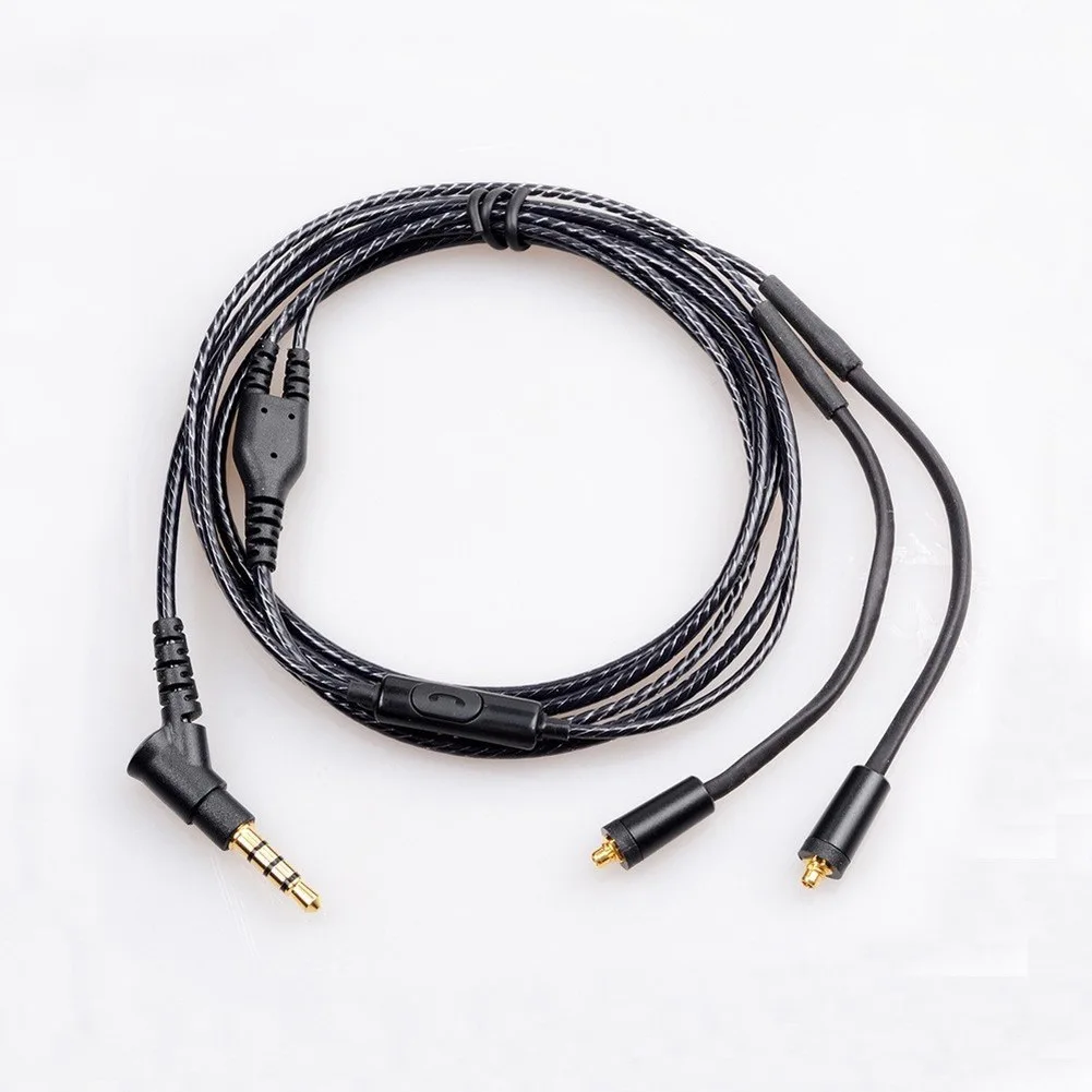 Black 32 Core Copper 1.2M MMCX Cable for Shure For SE215 SE315 SE425 SE535 SE535LTD SE846 UE900 XBA-H3 HA-FX850