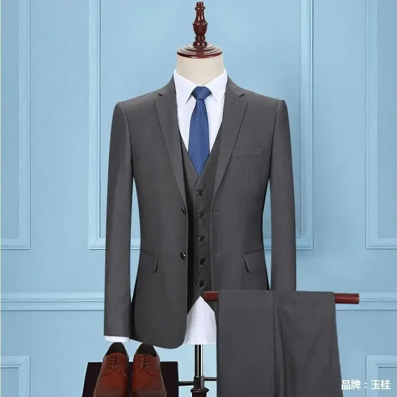 

1496 Spring and autumn Korean style slim suit business suit