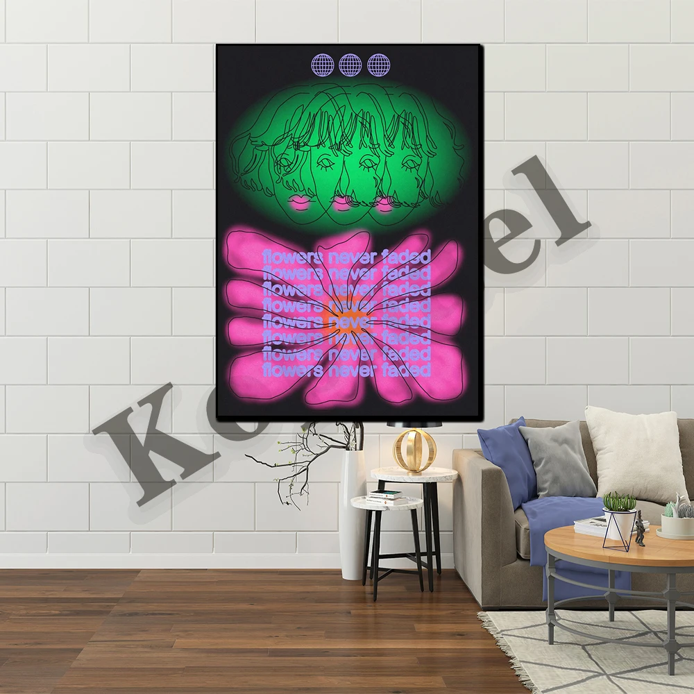 Future Attention Abstract Motivational Quote Poster