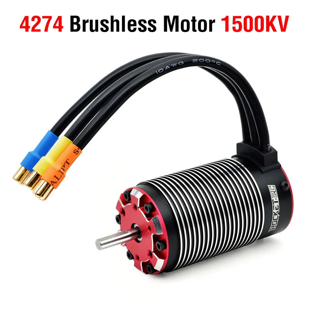 Surpass Hobby Rocket-RC Supersonic Waterproof Brushless Motor 4268 4274 4282 4292 for 1/8 1/7 RC Car Traxxas Wltoys HSP Motor image 3