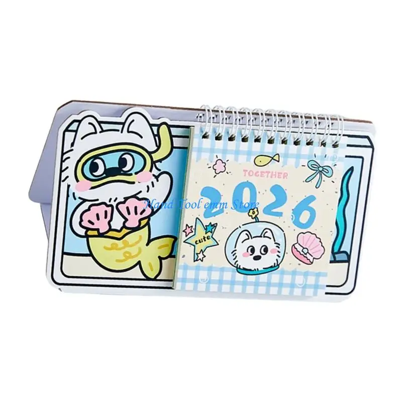 

H37F 2026 Календарь рабочего стола Lucky Dog Desk Calendar Стоящий календарь для офиса