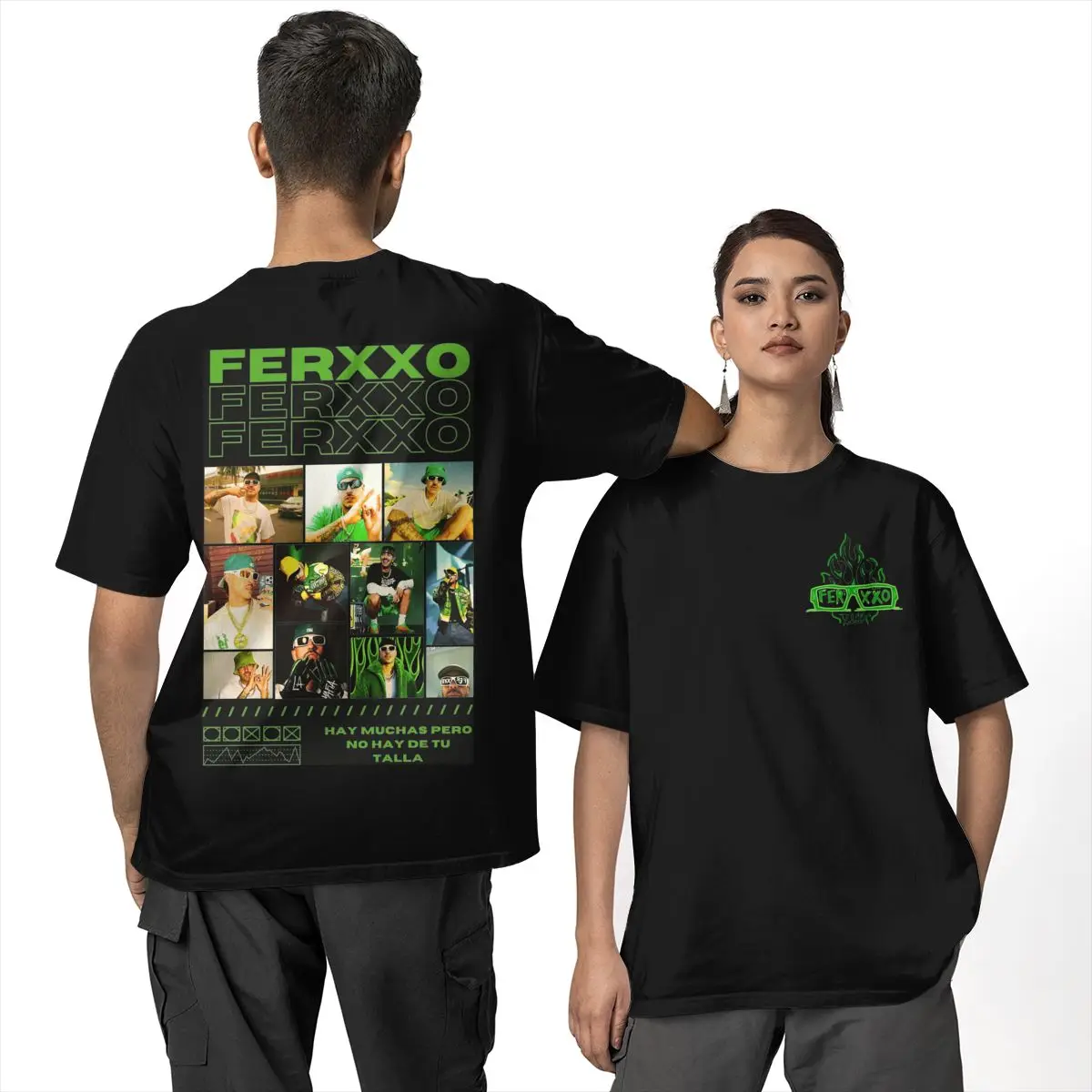 

Feid Ferxxo Logo T-Shirt Couple Y2K Funny Cotton T-Shirts Summer Comfortable Fashion Tee Shirt Casual Plus Size Tops