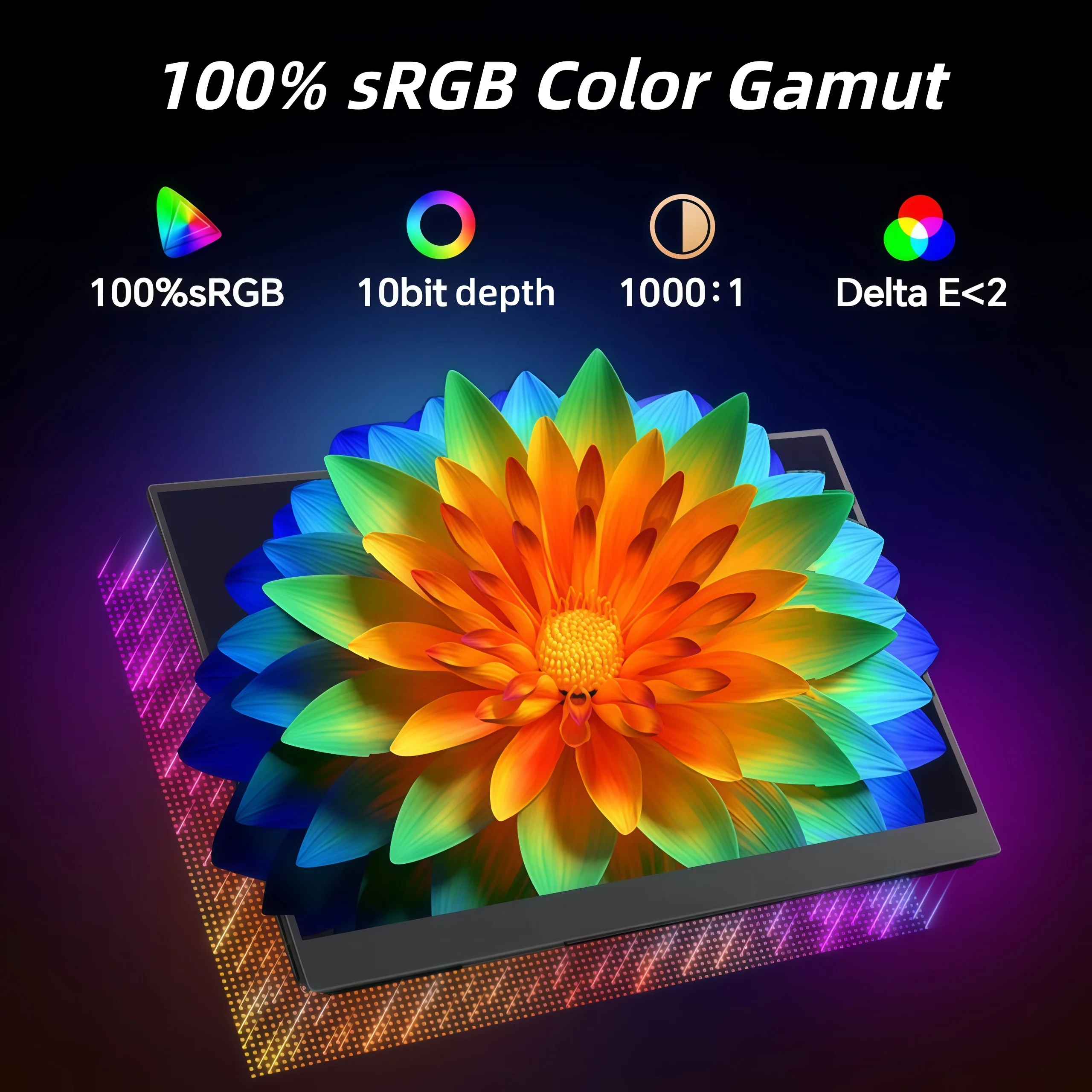 شاشات ألعاب محمولة UPERFECT QLED 18.4 تعرض 4K 60 هرتز USB C HDMI لأجهزة الكمبيوتر المحمول PS5/4 Switch Mac Xbox شاشة تمديد ثانية