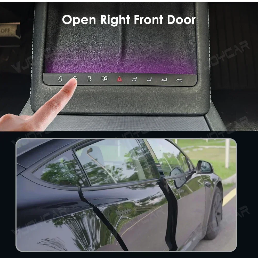 2025 Center Console Physical Button for Tesla Model 3 Highland Accessories Assistant Function Keypad Ambient Light Car Interior