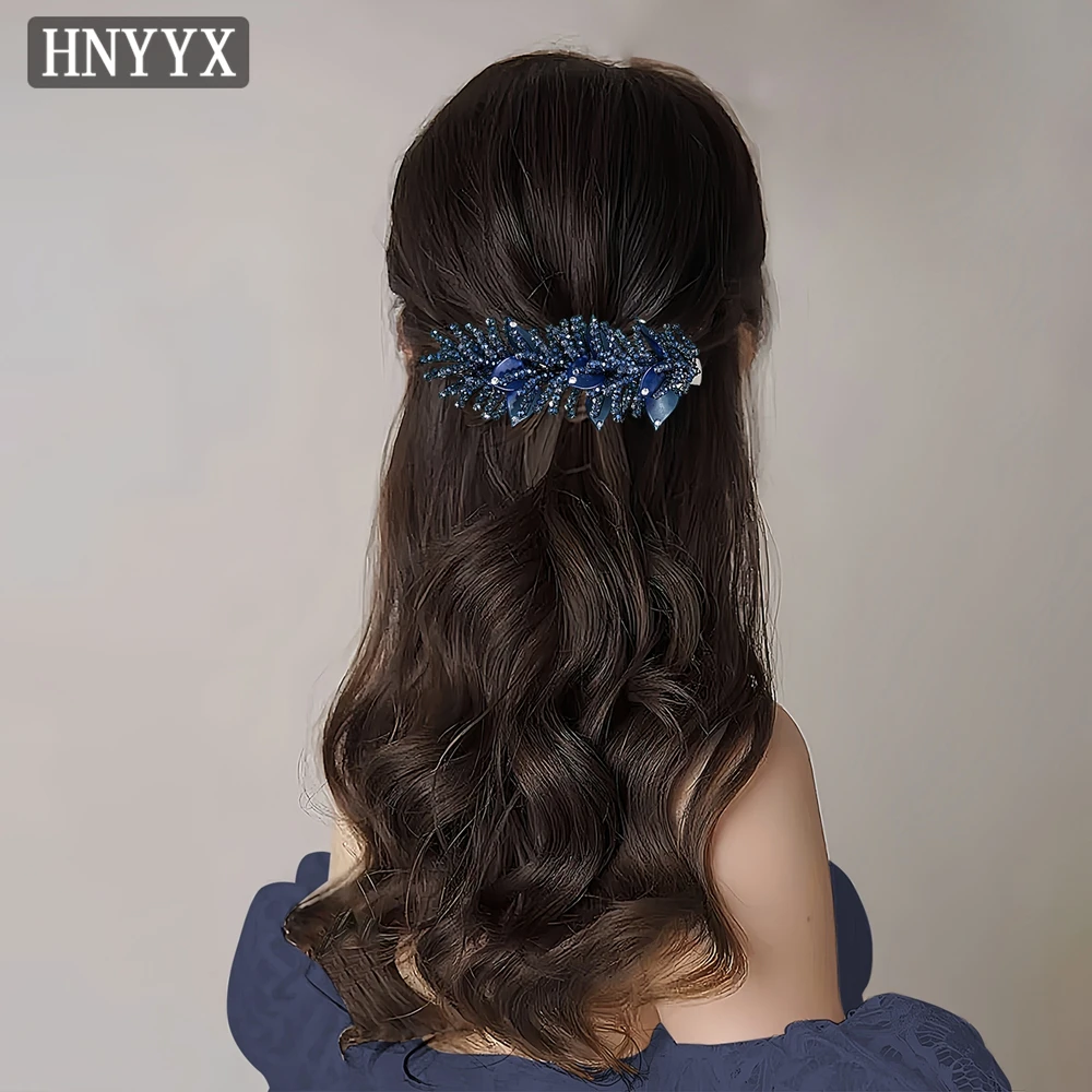 

HNYYX Handmade Beaded Hair Clip Exquisite Women Hair Accessories Elegant Wedding Banquet Prom Holiday Headband YXA303