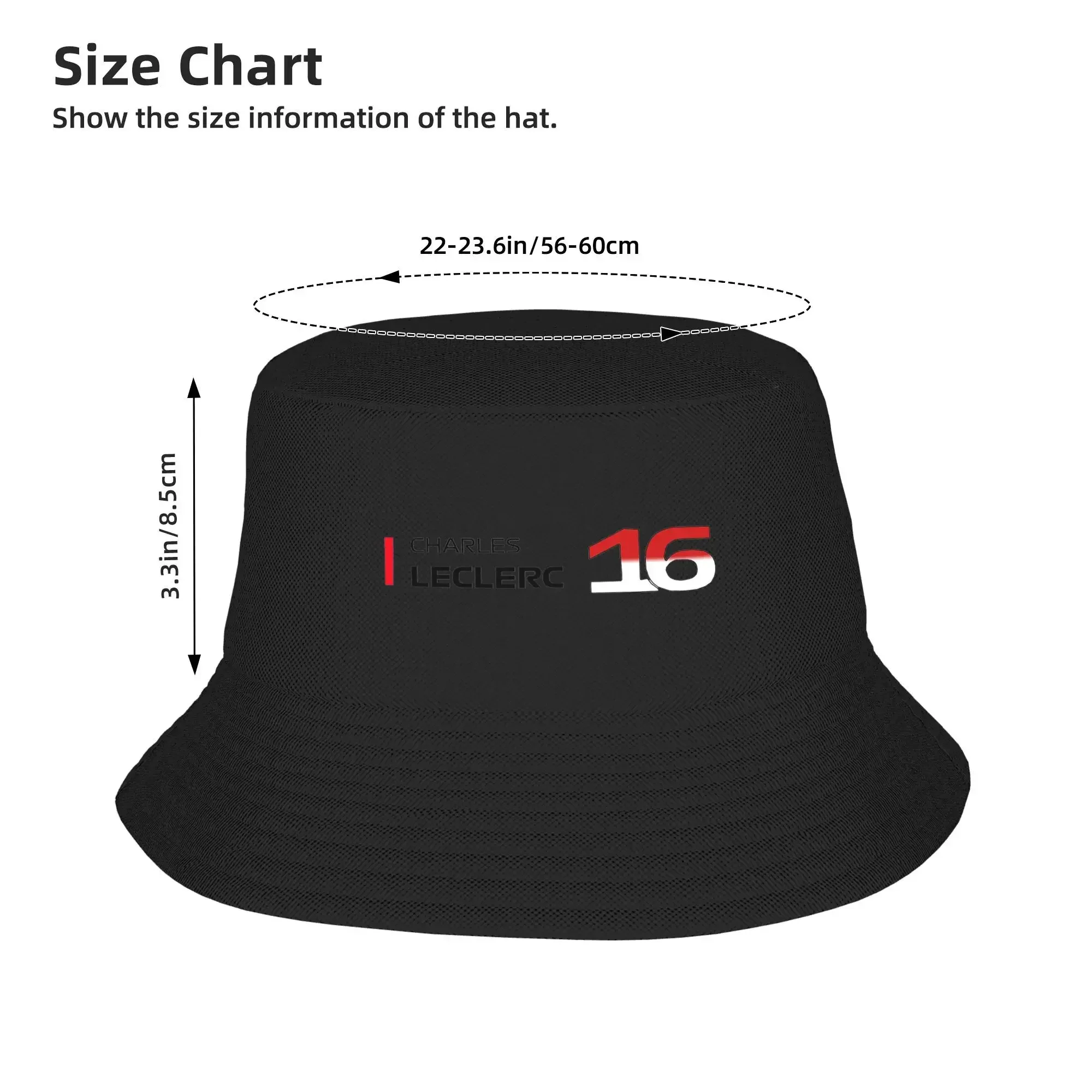 Charles Leclerc F1 Bucket Hat Panama Bob Hats Outdoor Hip Hop Autumn For Summer Beach Fishing Unisex Fisherman Caps