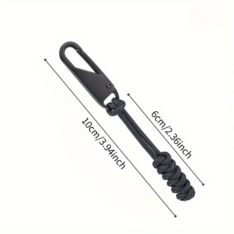 5/10pcs Umbrella Cord Braided Zipper Pulls, Multipurpose Zipper Repair,Suitable for Travel Bags, Backpacks, Handbags Accessories