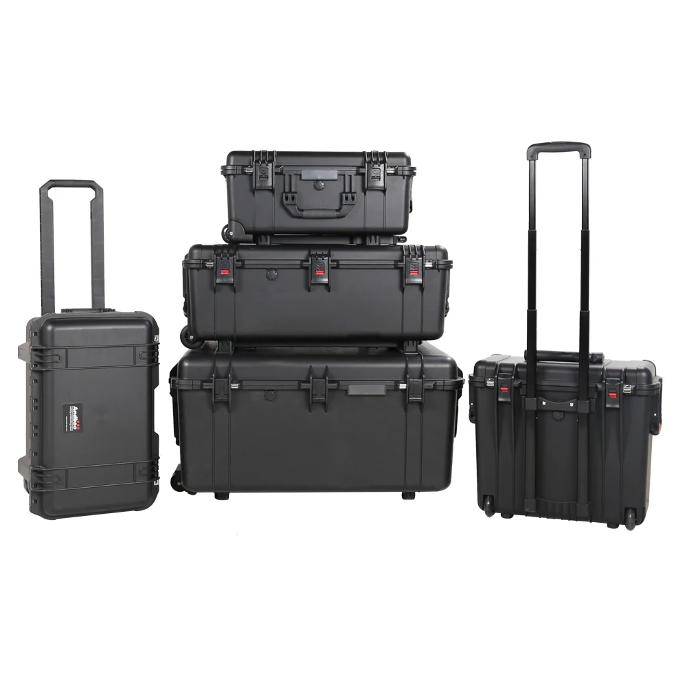 

PP4321 Large Rolling Storage Case With Foam Pelican 1510 High power Toolbox for Tools Organization and Protection