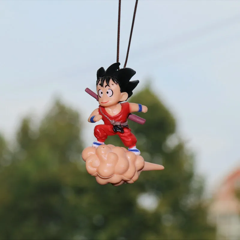 Car Pendant Decoration Anime Son-Goku Torankusu Swing Fragrance Hanging Automotive Interior Rearview Mirror Accessories Voiture