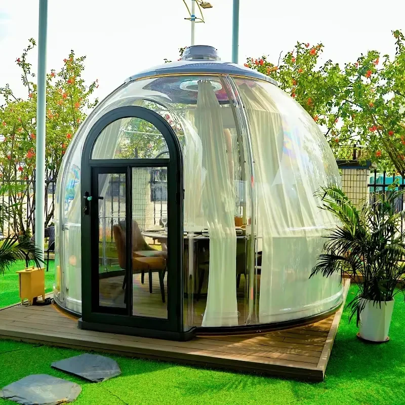 CE Certification Eco Friendly Igloo Dome House Low Cost Prefab Dome Tent for Outdoor Camping & Glamping Site