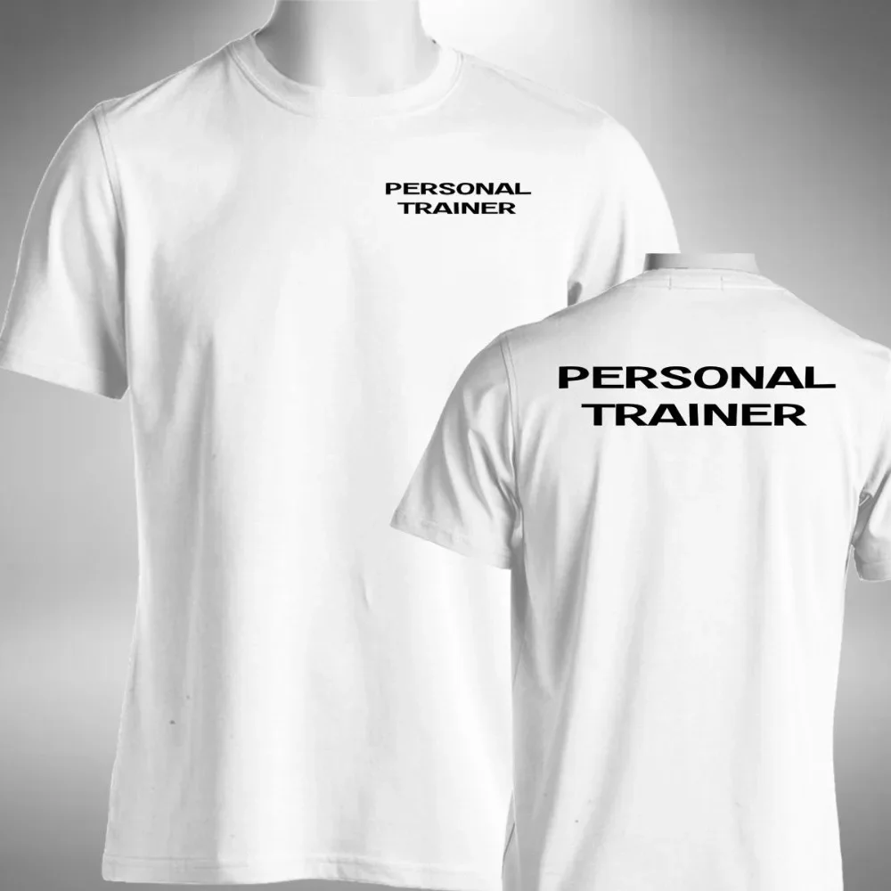 T-shirt pour homme, entraîneur personnel, vêtements d'instructeur de gym, entraînement fitness, été, nouveau t-shirt décontracté amusant pour homme, t-shirt de marque