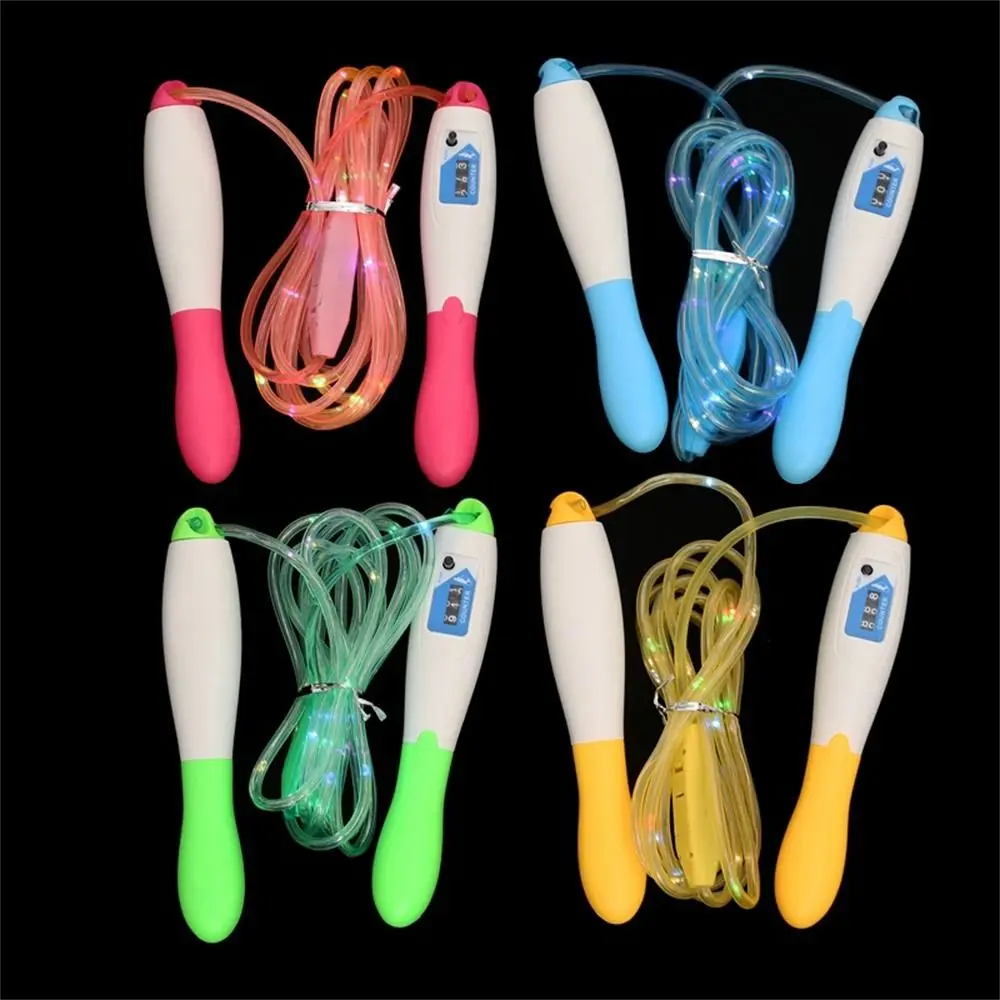 

Luminous LED Jump Ropes Fun Fitness Coordination Glowing Skipping Rope Colorful Enhance Flexibility Light Up Jump Ropes