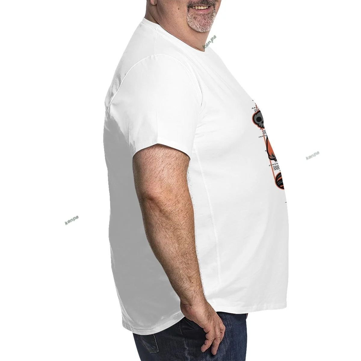 الرجال حجم كبير تي شيرت كبير الحجم القطن تصميم الأزياء الجرافيك تي شيرت كبير وطويل رجل تي شيرت 1X-6XL ملابس كبيرة