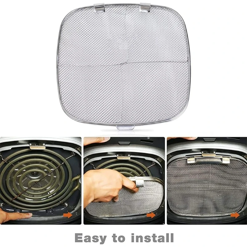 Indoor Grill Accessory Splatter Screen Fine-Mesh Splatter Cover for AG301 AG300 Dropship