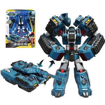 Galaxy Detective Tobot Transformation Car Robot Toy Korean Cartoon Brothers Anime Tobot Deformation Tank Car Toys Gift