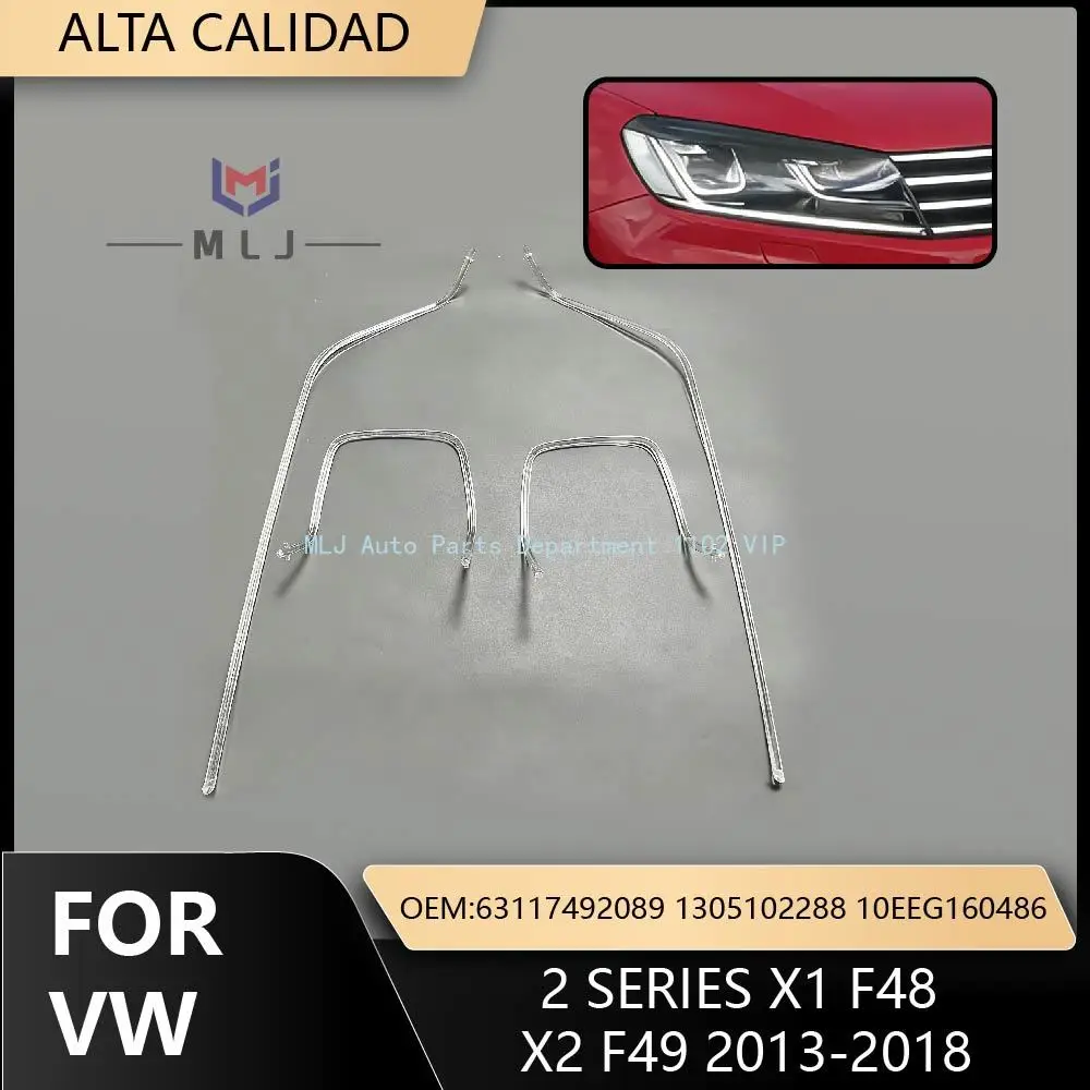 

New For 2016-2018 Volkswagen Touareg DRL Light guide Tube LED Car Headlight Daytime Running Light Guide Angel Eye Auto parts