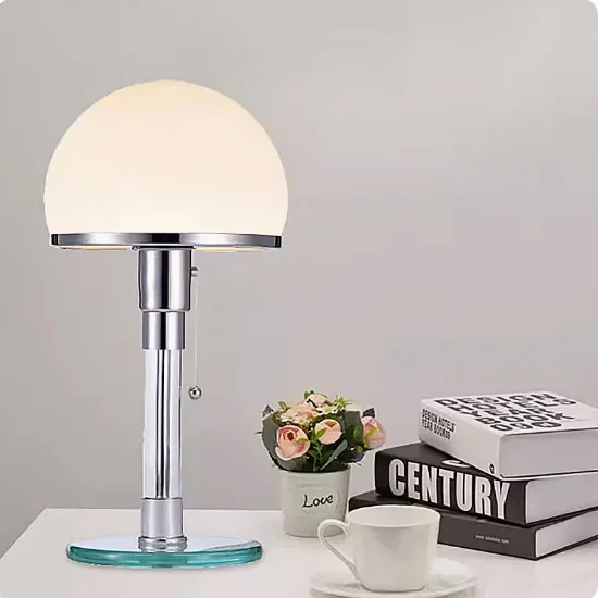 Table Lamp Nordic Personality Simple Bedside Table Lamp High Sense Bauhaus Light Luxury Desk Night Light