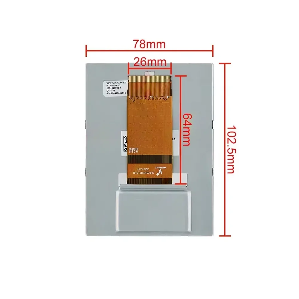 COG-VLUK7029-204 202 203 201 Original New 4.2 Inch TFT-LCD Display Screen for Mercedes Actros 1840 Euro 6 Instrument Cluster