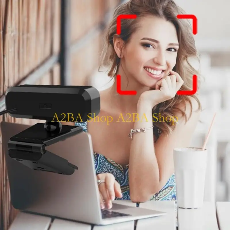 

Широкоугольная USB-камера A2BA со встроенными микрофонами и регулируемой подставкой-штативом для видео