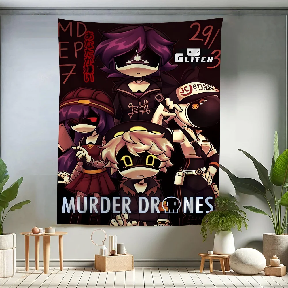 

M-Murder Drones Anime Hippie Wall Hanging Tapestries For Living Room Home Dorm Decor Art Home Decor