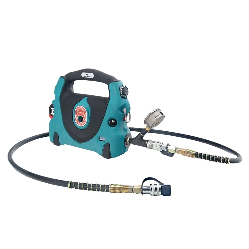 Ultra High Pressure Rechargeable Electric Hydraulic Pump Station PM-P1 70MPA Portable Wireless Remote Control Digital Display