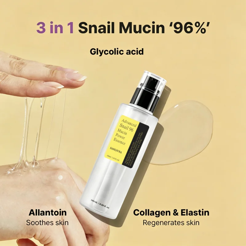 SANLIVNA Snail 96 Mucin Power  - Snail Mucin Essence 评论和价格