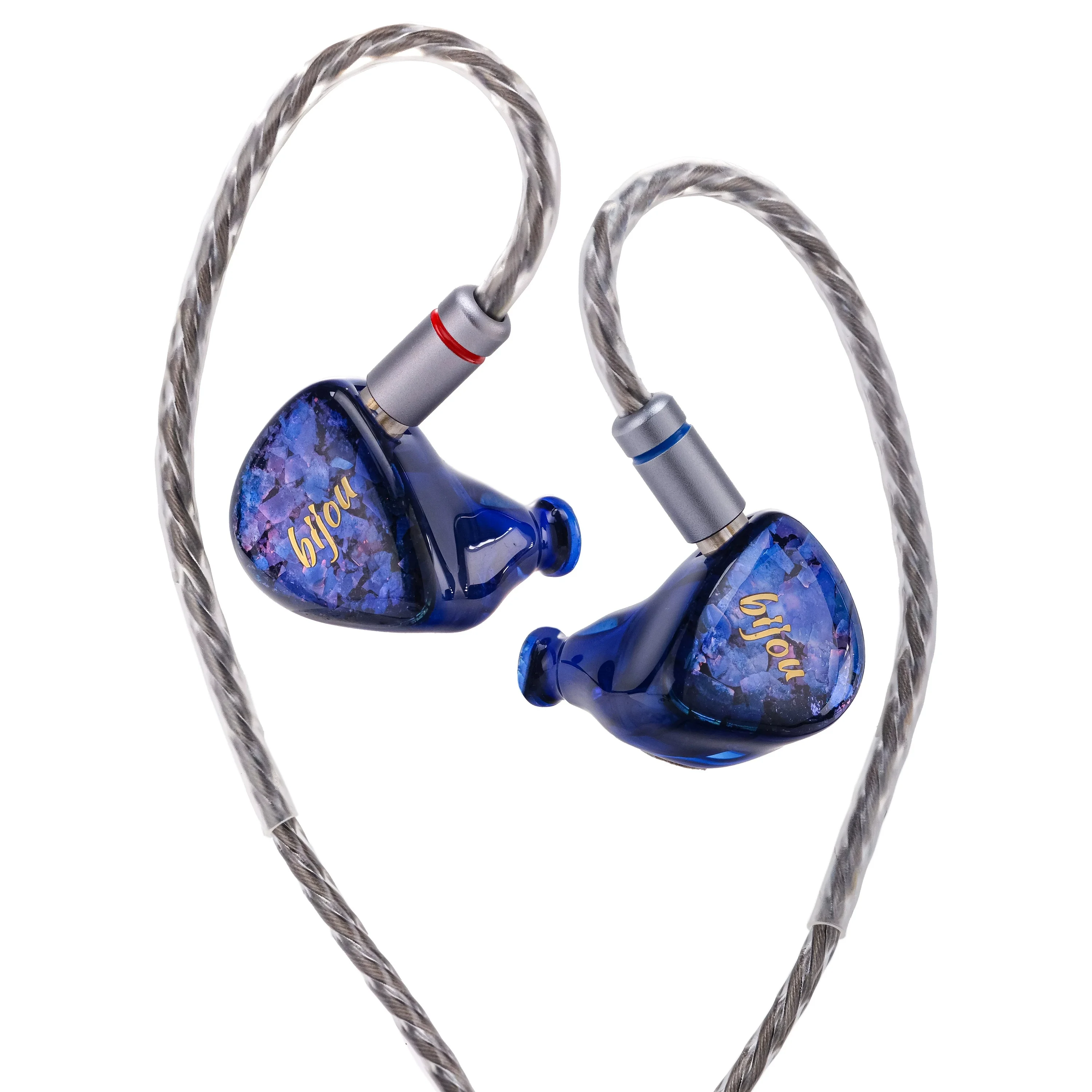 

New QoA Bijou Headphone 1DD+1BA+1BCD In Ear Monitor Earphones Hybrid HiFi Audio IEMs With 3.5mm 4.4mm Earbuds Plug Headset Cable