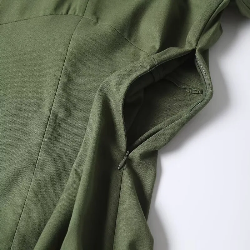   Nowości w sukienkach Damska sukienka letnia Sukienka damska w stylu old money na formalne okazje Trend 2025 Sukienka lniana na studniówkę Elegancka sukienka na przyjęcie Wakacje Kobieta