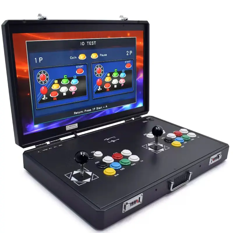 24 Inch LCD Raspberry Pi 5B Batocera Video Game Console Supports XBOX PS4 Includes 20000 in 1 Double Joystick Arcade Machine