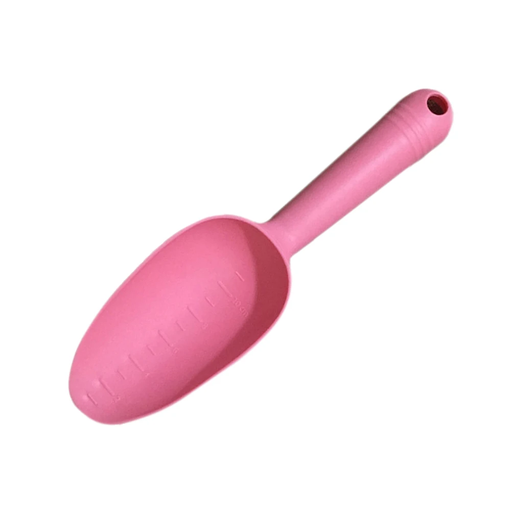 

2 pcs Durable Plastic Hand Shovel Garden Tools Small Loosening Weeding Pot Trowel Centimeter Marks Shed Garage