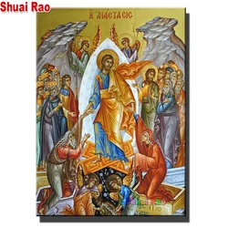 Diamond painting full square round drill 5d Archangel Michael 3d diamond embroidery icon orthodox Gift home decor poured glue