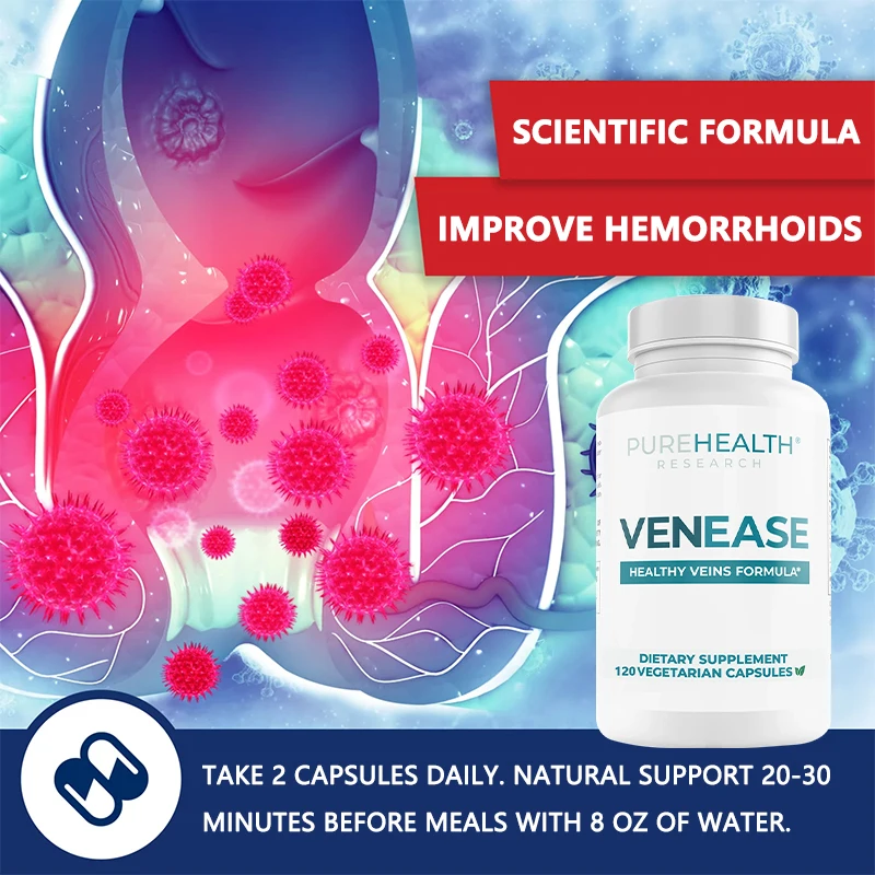 Varicose Supplement - Leg Vein Support Promotes Healthy Blood Flow and Relieves Discomfort in The Legs, Feet, and Ankles