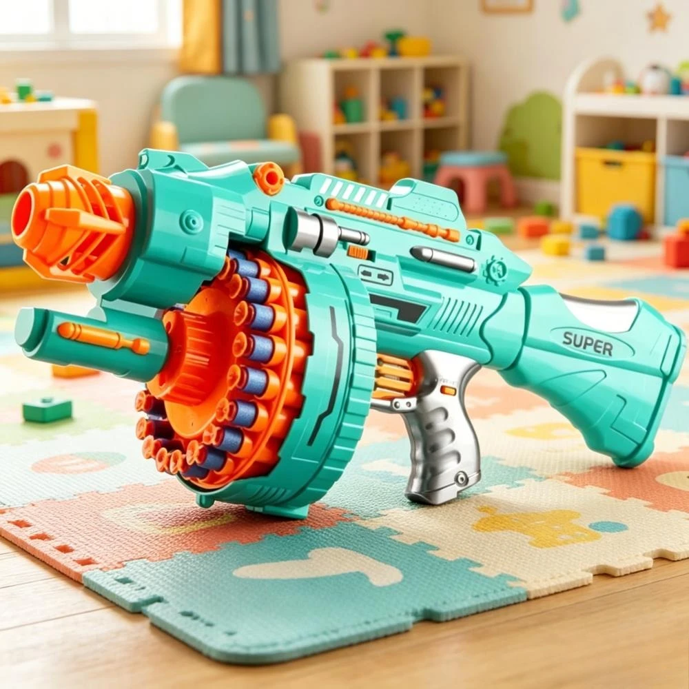 

Children's Electric Soft Bullet Gun Toy Multiple Shot Outdoor Battle Simulation Electric Soft Bullet Gun Birthday Toy