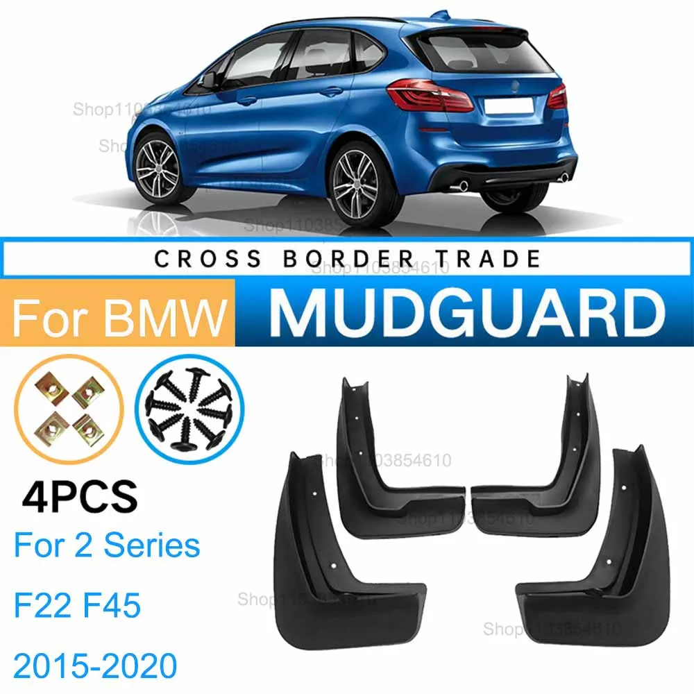 

4x for BMW 2 Series F22 F45 2015 2016 2017 2018 2019 2020 Mudflaps Splash MudGuards Mud Flaps Front Fender Accessories