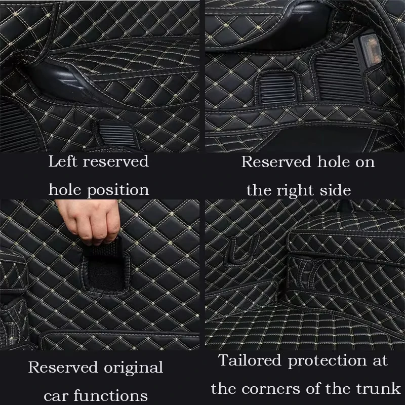 الحصير الخلفي للسيارة MGS5 EV MG ES5 ES34 2024 2025 2026 2027 وسادة جلدية تخزين يغطي البضائع بطانة البساط الطين اكسسوارات السيارات