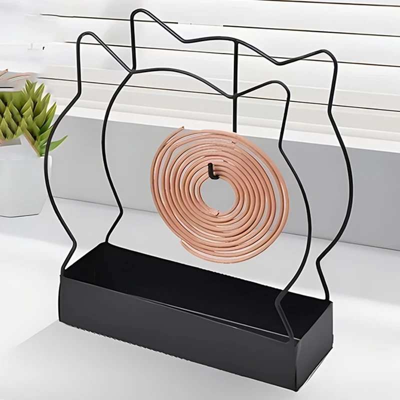 Creative Mosquito Coil Holder Minimalist Cute Coil Incense Frame Rack Household Bedroom Summer Mosquito Repellent Coil Rack